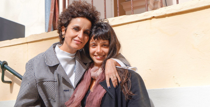 Muriel Combeau et Noée Abita, ce soir au Théâtre de Bastia pour Slalom ©LH Muriel Combeau et Noée Abita, ce soir au Théâtre de Bastia pour Slalom ©LH