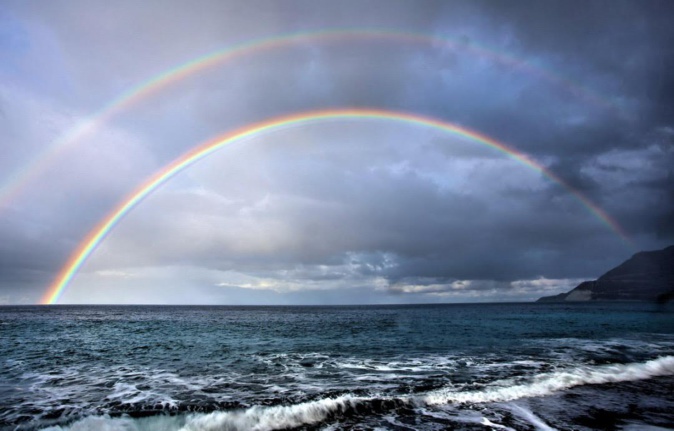 La photo du jour : double arc-en-ciel au dessus de Nonza La photo du jour : double arc-en-ciel au dessus de Nonza