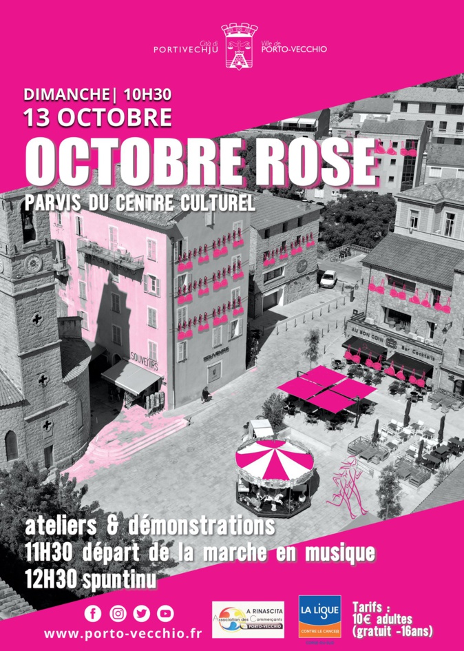 Octobre rose à Porto-Vecchio : plusieurs rendez-vous, malgré le contexte Octobre rose à Porto-Vecchio : plusieurs rendez-vous, malgré le contexte