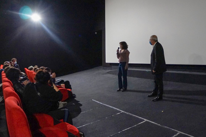 Kaouter Ben Hania présente son film au Régent de Bastia