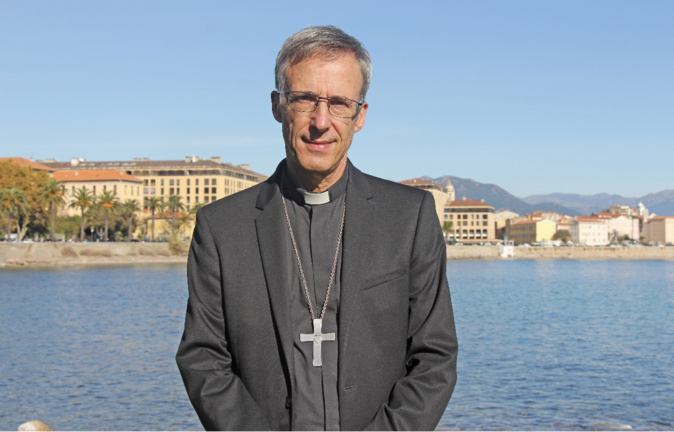 L'administrateur diocésain d'Ajaccio, Mgr Olivier de Germay L'administrateur diocésain d'Ajaccio, Mgr Olivier de Germay