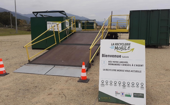 La recyclerie mobile : un nouvel outil au service du tri pour Bastia et sa région