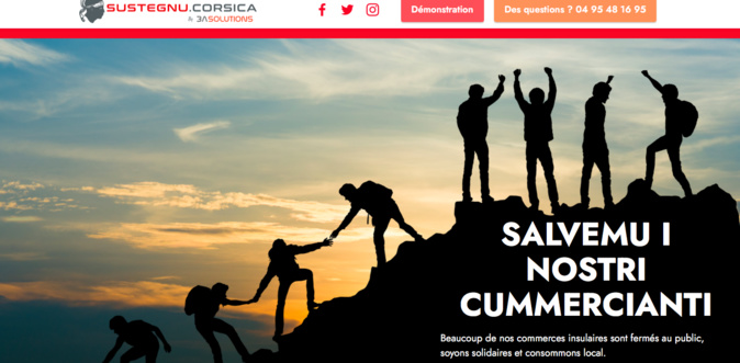 "Sustegnu Corsica" : une nouvelle plateforme web pour aider les commerçants corses "Sustegnu Corsica" : une nouvelle plateforme web pour aider les commerçants corses