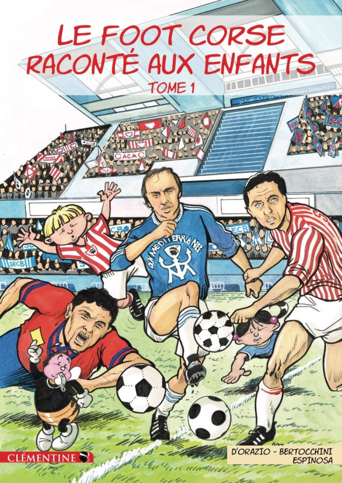Une BD pour raconter le football corse aux enfants