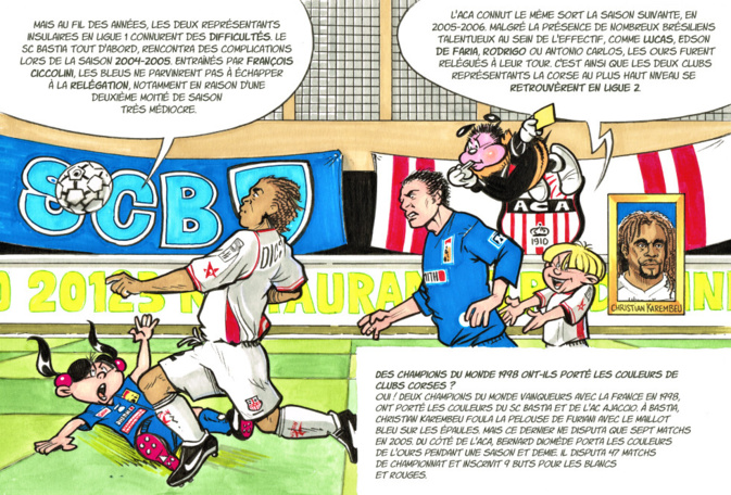 Une BD pour raconter le football corse aux enfants Une BD pour raconter le football corse aux enfants