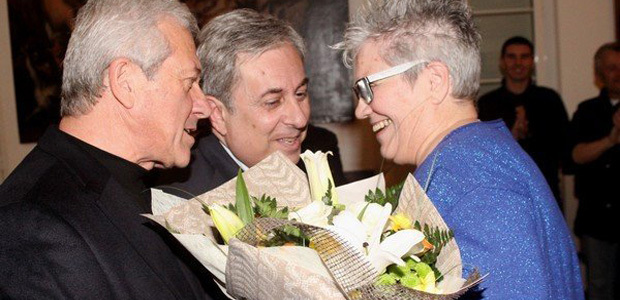 Réception à la mairie de Calvi pour les vœux du maire au personnel communal