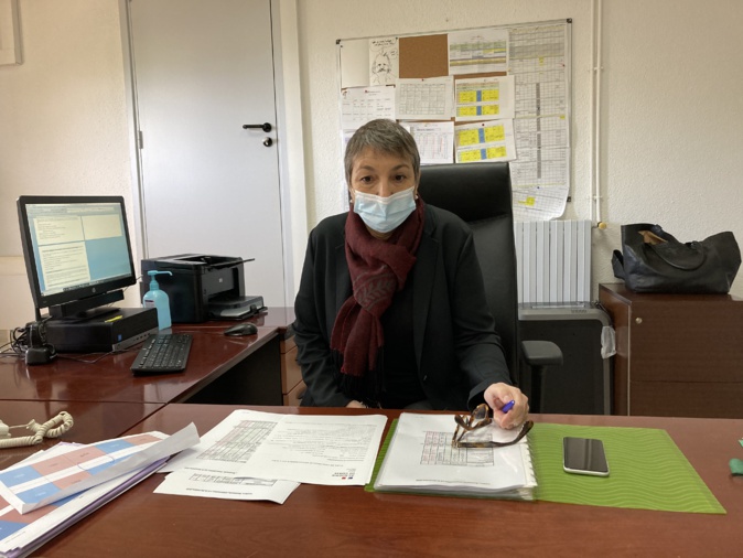 Sylvie Peraldi, proviseure du Lycée Laetitia à Ajaccio Sylvie Peraldi, proviseure du Lycée Laetitia à Ajaccio