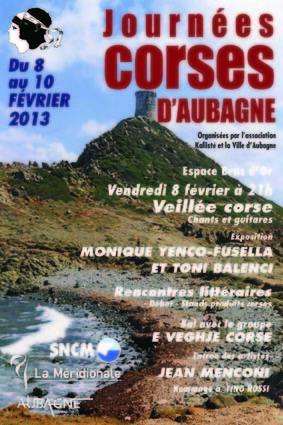 Journées Corses d’Aubagne : Du 8 au I0 Février