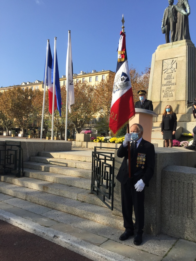 Bastia : Cérémonie du 11 novembre sur fond de crise sanitaire Bastia : Cérémonie du 11 novembre sur fond de crise sanitaire