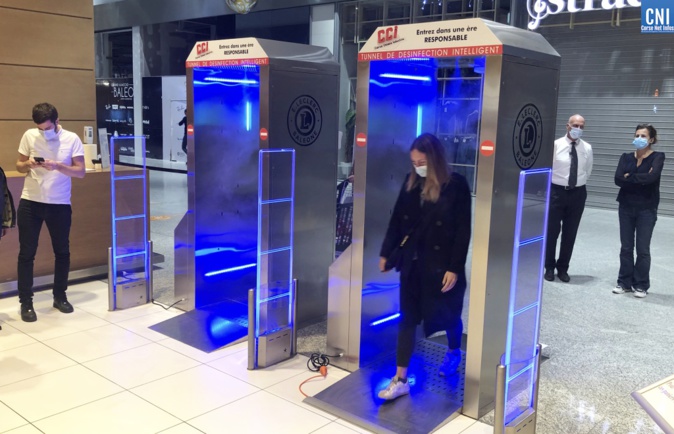 Contre le coronavirus, la Corse s’équipe de tunnels de désinfection Contre le coronavirus, la Corse s’équipe de tunnels de désinfection