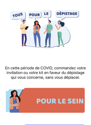 TousPourleDepistage, une application mobile pour détecter le cancer TousPourleDepistage, une application mobile pour détecter le cancer