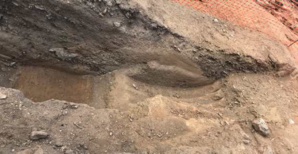 Paleochenal ou ancien cours d'eau. Photo CNI. Paleochenal ou ancien cours d'eau. Photo CNI.