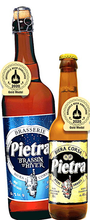 Deux nouvelles médailles d'or pour la Brasserie Pietra au "Brussels challenge beer 2020" Deux nouvelles médailles d'or pour la Brasserie Pietra au "Brussels challenge beer 2020"