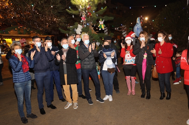 Inauguration de l'espace "Natale in Calvi"