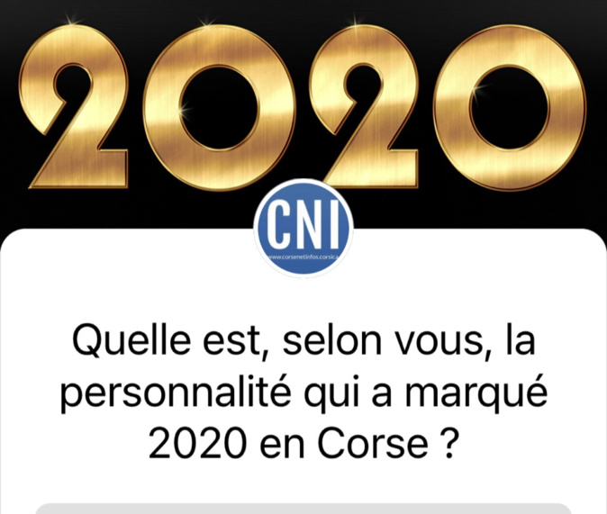 Personnalité corse de l'année 2020 : choisissez votre candidat Personnalité corse de l'année 2020 : choisissez votre candidat