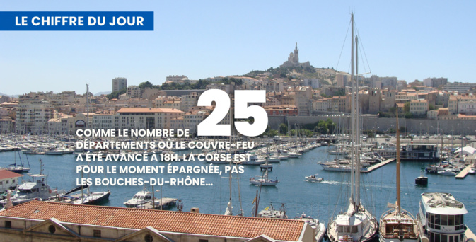 Chiffre du jour : 25 départements Chiffre du jour : 25 départements