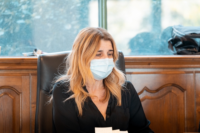 Angèle Bastiani, maire de l'Isula (Photo Eyefinity Prod/Kevin Guizol