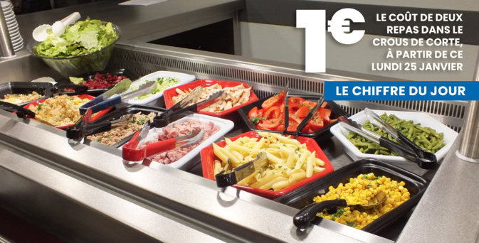 Les entrées au Crous de Corte © DR Les entrées au Crous de Corte © DR