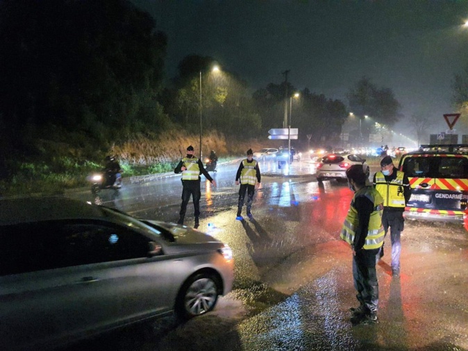 Comme en Haute-Corse, en Corse-du-Sud les forces de l’ordre s'assurent que les mesures anti-Covid soient appliquées