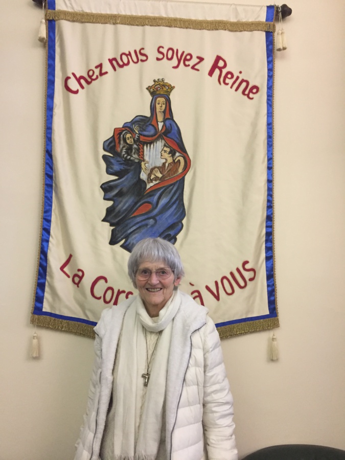Soeur Bernadette Moriau, 70ème et derniere (2018) miraculée de Lourdes.