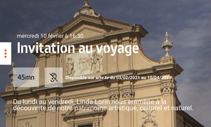 Arte : la Corse à l'honneur dans l'émission "Invitation au Voyage"