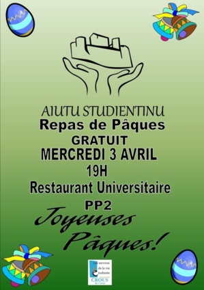 Università : L'Aiutu Studientinu fait son repas de Pâques