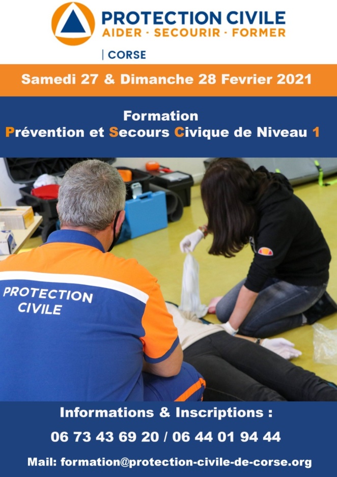 Ajaccio : La Protection Civile de Corse propose une formation prévention et secours civique 
