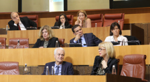 Le groupe Per L'Avvene à l'Assemblée de Corse. Photo Michel Luccioni.