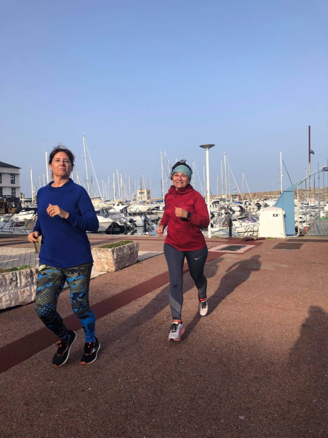 Véronique Mathieu et Sylvie Giorgi-Iozzia courent pour la bonne cause. Véronique Mathieu et Sylvie Giorgi-Iozzia courent pour la bonne cause.