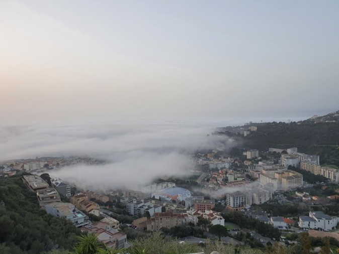 VIDEO - Bastia dans la brume