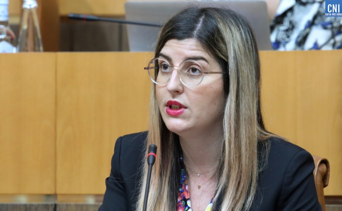 La conseillère exécutive Lauda Guidicelli qui a porté le plan pour l'égalité femmes-hommes à l'Assemblée de Corse. Photo : Michel Luccioni