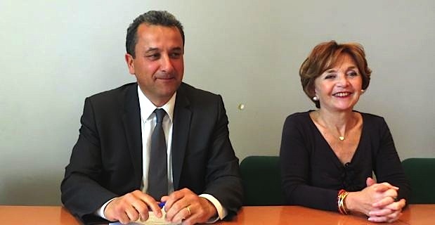 François Tatti et Pascaline Castellani, élus territoriaux du groupe La Gauche Républicaine