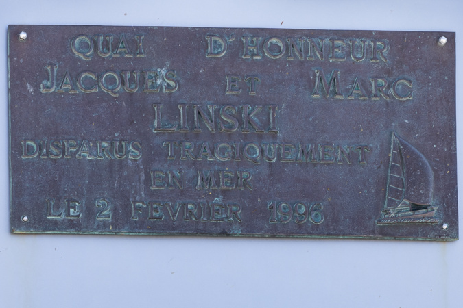 La plaque commemorative