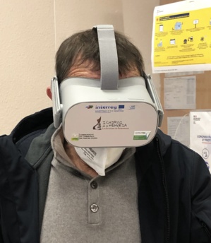 Masque de réalité virtuelle.
