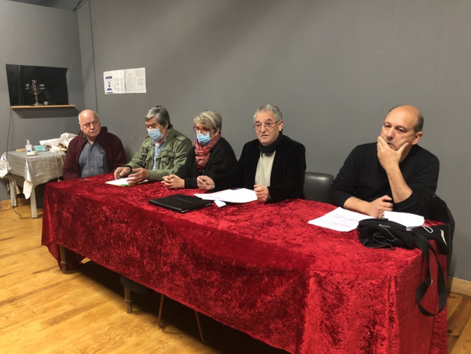 La conference de presse de ce 19 mars. Photo Michel Luccioni La conference de presse de ce 19 mars. Photo Michel Luccioni