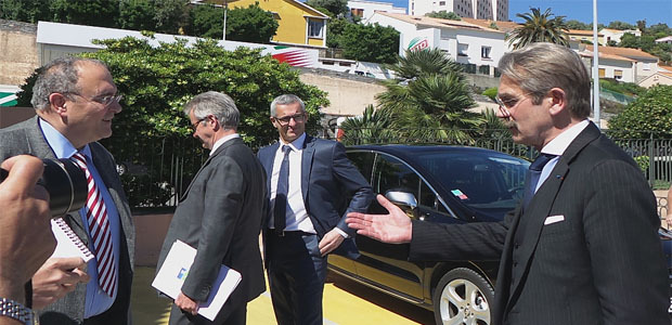 Frédéric Thiriez en visite en Corse