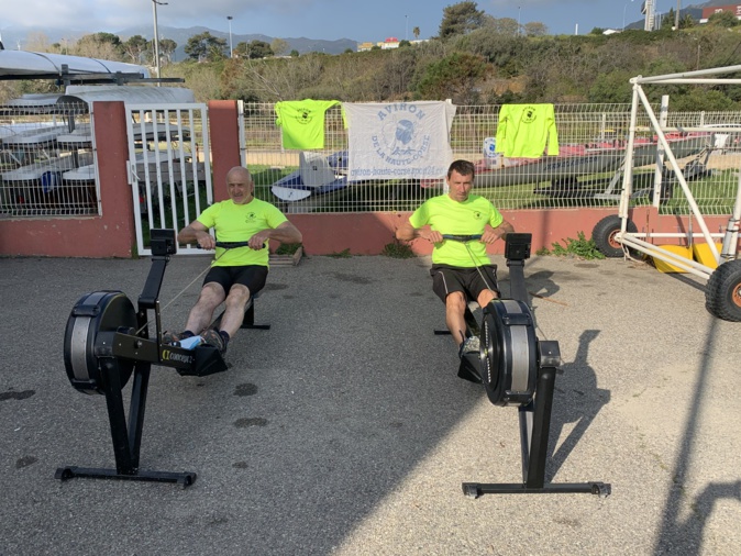Frédéric Kowal à droite et son président Paul Mattia. Frédéric Kowal à droite et son président Paul Mattia.