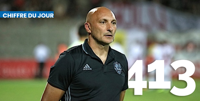 413 comme le nombre de matchs à la tête de l'ACA pour le coach Olivier Pantaloni 413 comme le nombre de matchs à la tête de l'ACA pour le coach Olivier Pantaloni
