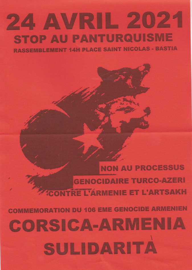 Génocide arménien : une commémoration le samedi 24 avril à Bastia 
