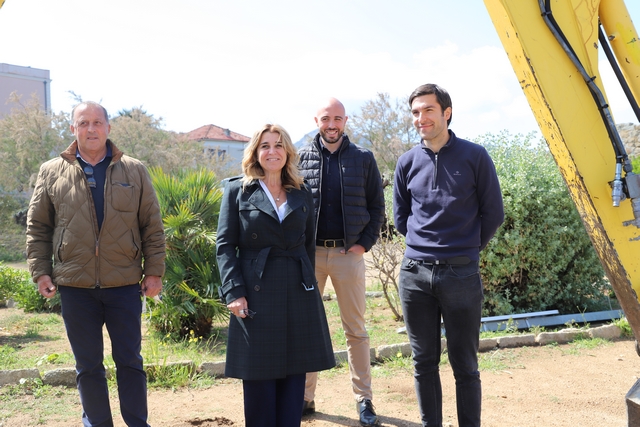 Angèle Bastiani et les élus de Lisula