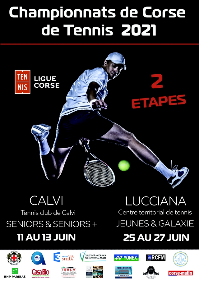 Les championnats de Corse de tennis au mois de juin à Calvi et à Lucciana ?