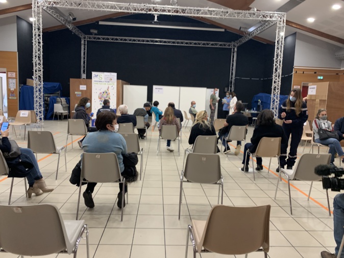 Le centre de vaccination de Lupinu Le centre de vaccination de Lupinu