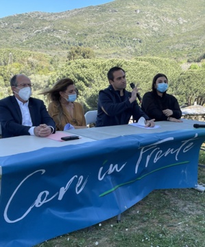Elections territoriales : Core in Fronte part en campagne pour gagner le pari du 2nd tour