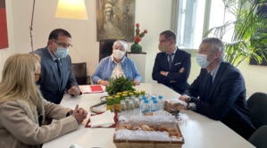 A la mairie de Bastia. A la mairie de Bastia.