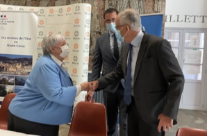 Avec le préfet Lelarge Avec le préfet Lelarge