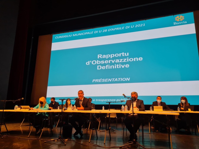 Rapport de la CRC au conseil municipal de Bastia : 
