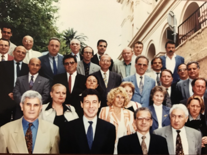 Le conseil municipal de Bastia de 1995. Paule Graziani est au centre derrière Emile Zuccarelli (DR) Le conseil municipal de Bastia de 1995. Paule Graziani est au centre derrière Emile Zuccarelli (DR)