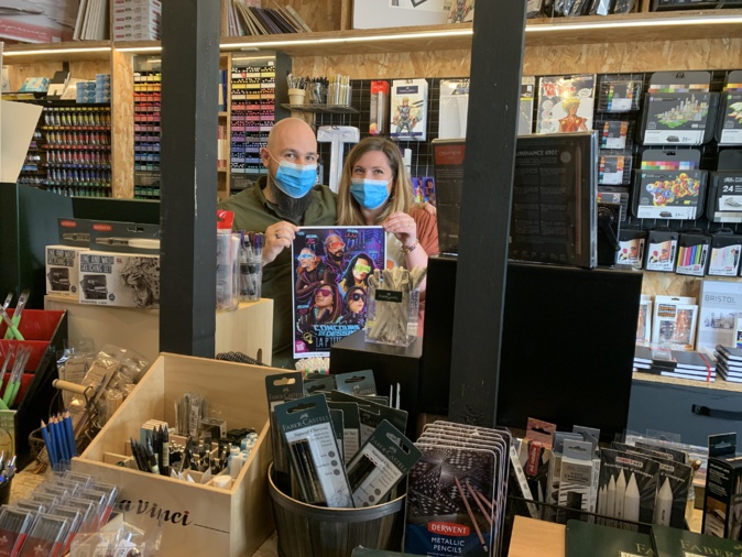 Cédric et Laure, la passion des Beaux-arts. Cédric et Laure, la passion des Beaux-arts.