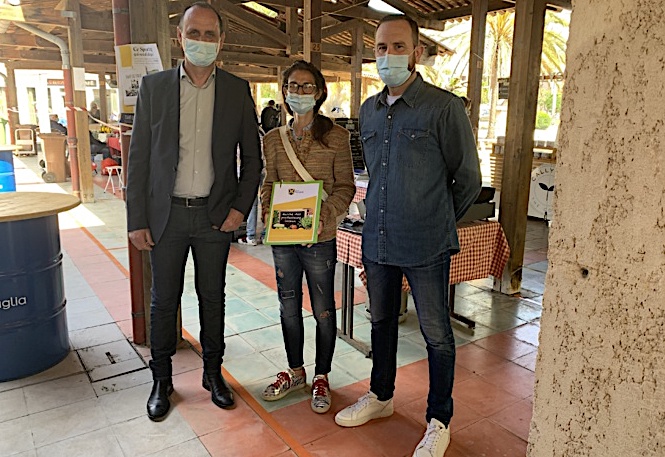 Jean-Charles Giabiconi, Pascale Giordano et Frédéric Rao, très satisfaits de cette "Première".