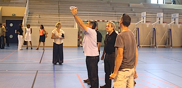 Les élus ont visité le complexe sportif de Calvi-Balagne